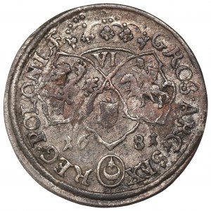 John III Sobieski, 6 groschen 1681, Bromberg