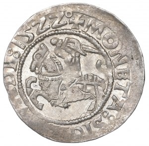 Sigismund I the Old, half-grosz 1522, Vilnius - very nice