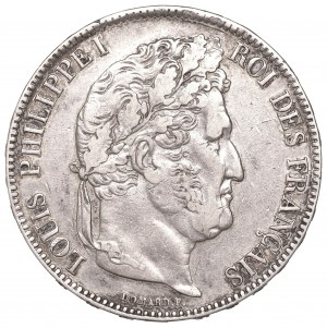 France, 5 francs 1837