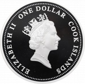 Cook Islands, $1 2005 - John Paul II