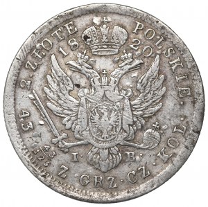 Poland under Russia, Alexander I, 2 zloty 1820
