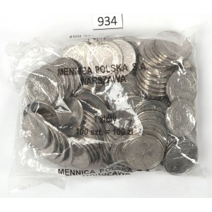 III RP, Woreczek menniczy 1 złoty 2019