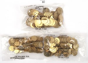 Third Republic, Mint bag set of 1-5 pennies 2013