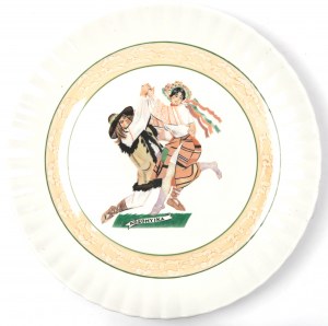 People's Republic of Poland, Chodzież, Kolomyjka commemorative plate