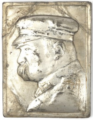 II RP, Poster of Marsh. Pilsudski - Photoplastic