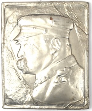II RP, Poster of Marsh. Pilsudski - Photoplastic