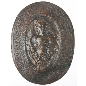Polska, Plakieta Maria Klementyna Sobieska, XIX w. - PIĘKNA