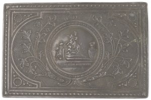 Poland, Casket lid Monument to King Sobieski 19th century.