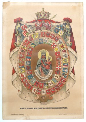 Poland, Graphic of Our Lady Queen of Poland