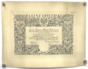 II RP, Officer's Patent - for Artillery Capt.