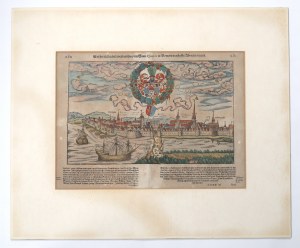 Map of Szczecin by Sebastian Münster - 1592.