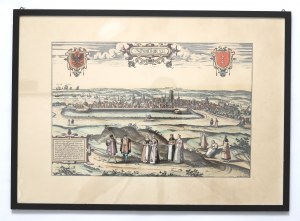 View of Danzig Georg Braun and Frans Hogenberg - a later print