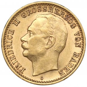 Germany, Baden, 10 mark 1909