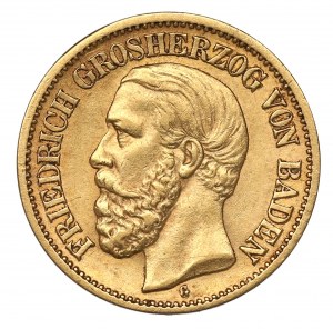 Germany, Baden, 10 mark 1898