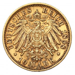 Germany, Baden, 10 mark 1898