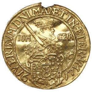 Germany, Saxony, John George, Ducat 1617 - 100th anniversary of the Reformation