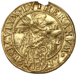 Germany, Saxony, John George, Ducat 1617 - 100th anniversary of the Reformation