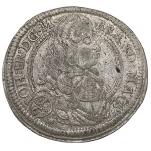 Germany, Brandenburg-Ansbach, Johann Friedrich, 1/6 thaler 1678