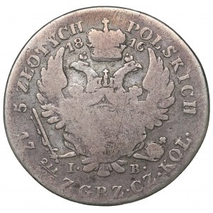 Kingdom of Poland, Alexander I, 5 zloty 1816 IB