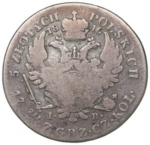 Kingdom of Poland, Alexander I, 5 zloty 1816 IB