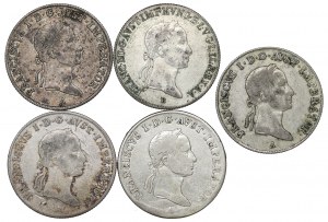 Austria and Hungary, lot 20 kreuzers 1831-35