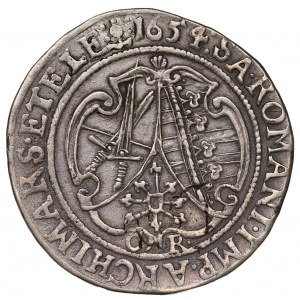 Germany, Saxony, John George, 1/4 thaler 1654