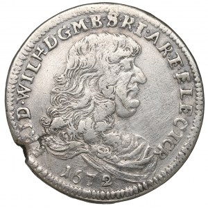 Germany, Preussen, Friedrich Wilhelm, 1/3 thaler 1672