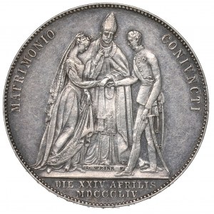 Austro-Hungary, Franz Joseph, 1 gulden 1854, Vienna