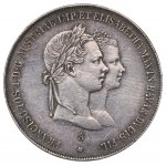 Austro-Hungary, Franz Joseph, 1 gulden 1854, Vienna