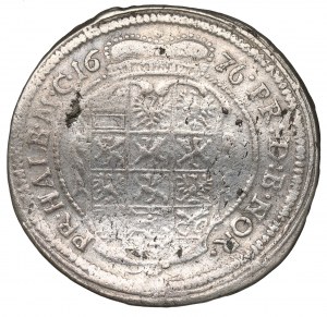 Germany, Brandenburg-Ansbach, Johann Friedrich, 1/6 thaler 1676