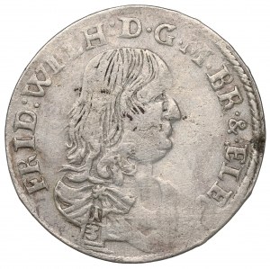 Germany, Preussen, Friedrich Wilhelm, 1/3 thaler 1672