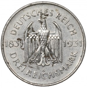 Germany, Weimar, 3 mark 1931 Stein