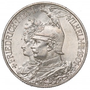 Germany, Preussen, 2 mark 1901 - 200 years of Kingdom of Prussia