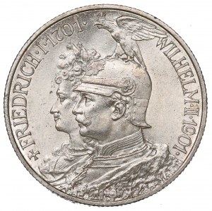 Germany, Preussen, 2 mark 1901 - 200 years of Kingdom of Prussia