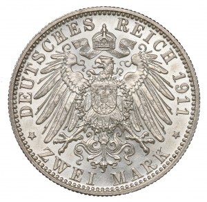 Germany, Bayern, 2 mark 1911 - 90th anniversary of the prince regent