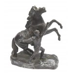 Poland, Figurine Horse with tamer - souvenir from Warsaw