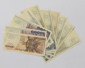 PRL, Set of banknotes - 11 copies.