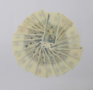 PRL, Set of banknotes - 24 copies.