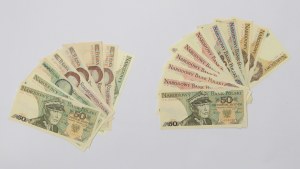 PRL, Set of banknotes - 20 copies.