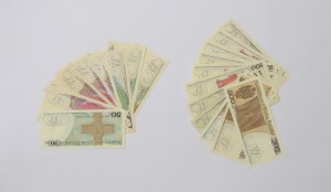 PRL, Set of banknotes - 20 copies.