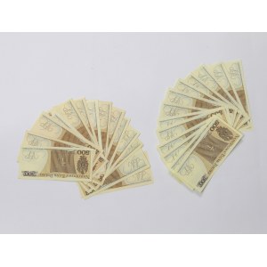 PRL, Zestaw banknotów - 27 egz.