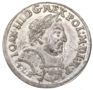 John III, 6 groschen 1680, Cracow