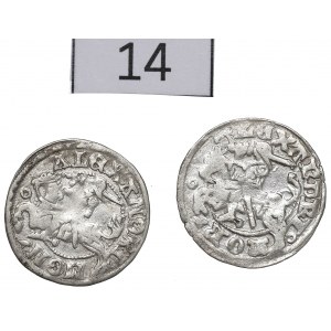Alexander Jagellon, lot of Halfgroats without date, Vilnius