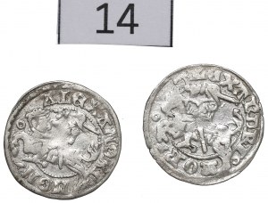 Alexander Jagellon, lot of Halfgroats without date, Vilnius
