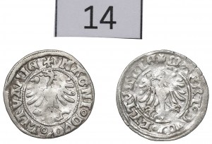 Alexander Jagellon, lot of Halfgroats without date, Vilnius