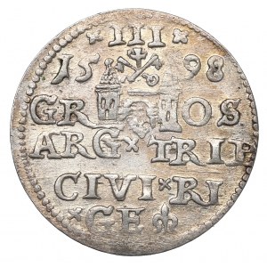 Sigismund III, 3 groschen 1598, Riga