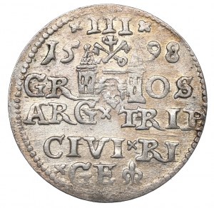Sigismund III, 3 groschen 1598, Riga