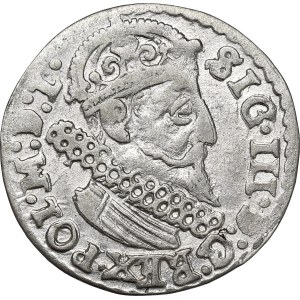 Zygmunt III Waza, Trojak 1623, Kraków - nieopisany