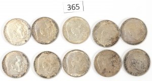 Germany, III Reich, Lot 2 mark 1937-39 Hindenburg