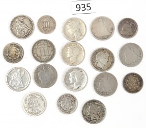 USA, Lot of minor coins